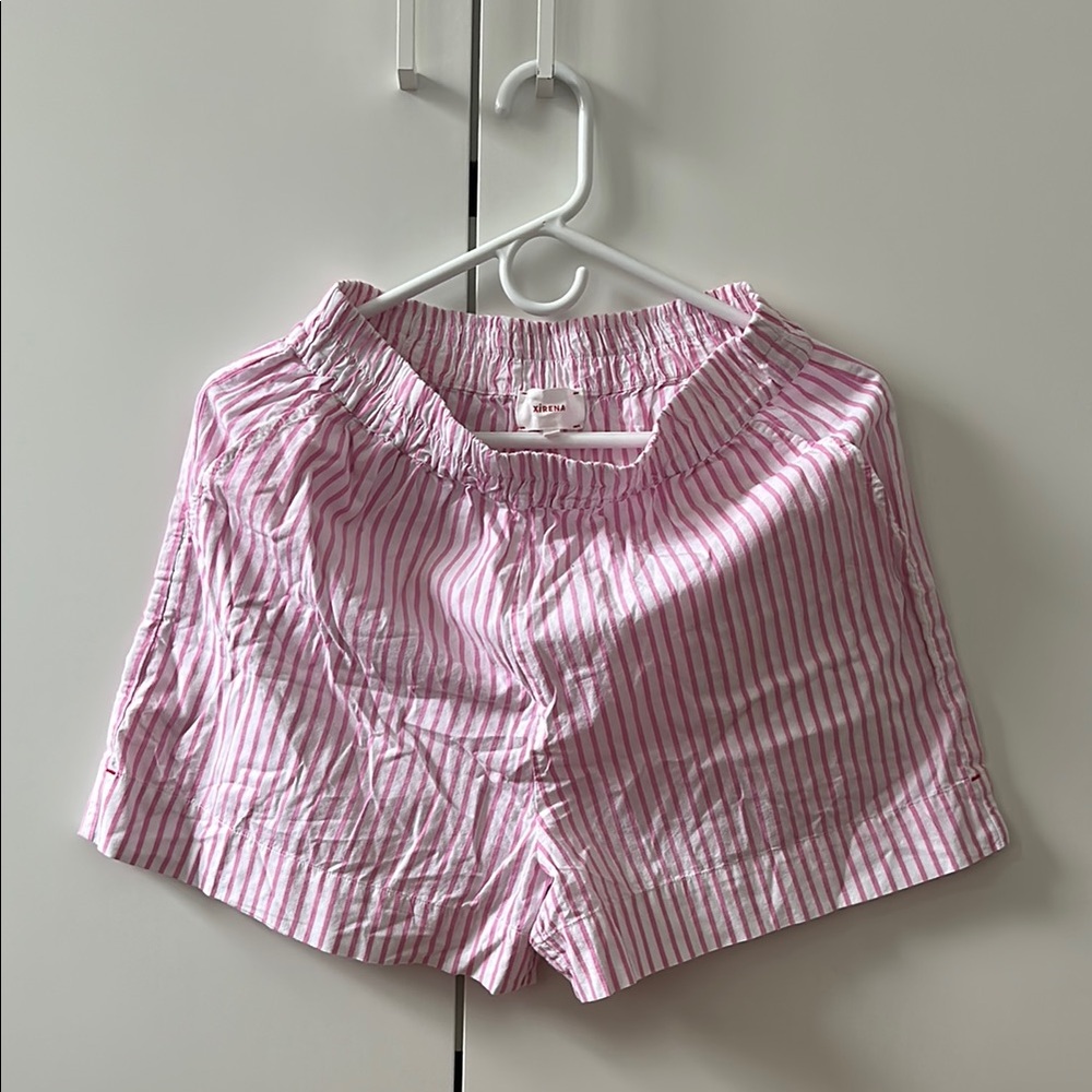 Xirena Shirt + Shorts - Pink striped - Picture 6 of 7
